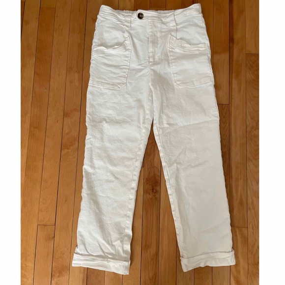 White cargo pants - Picture 1 of 5